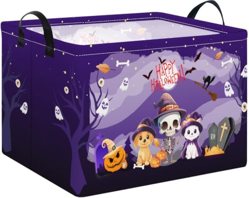 Purple Spooky Night Halloween Basket by NTAOHAMPER