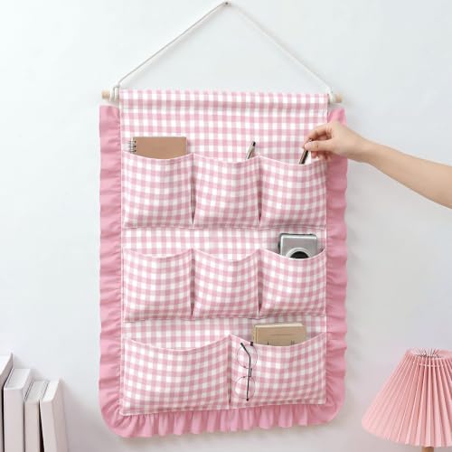 Amyhill Gingham Wall Hanging Organizer by Amyhill