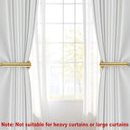 4pcs Curtain Holdbacks, Screw-in Curtain Tiebacks Curtain Tie Backs Curtain - Image 3