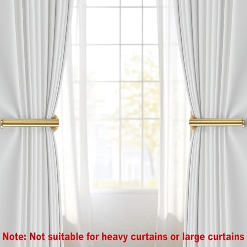 4pcs Curtain Holdbacks, Screw-in Curtain Tiebacks Curtain Tie Backs Curtain - Image 3