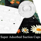 Bath Tub Shower Mat, Washable Bathtub Floor Mats, Suction Cups and Drain Holes - Image 3