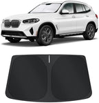 TINGLU Sun Shade for BMW X3 2018-2025 2026 Accessories Windshield Sun Shade by TINGLU