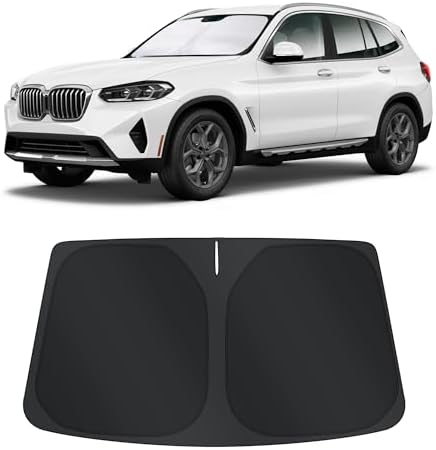 TINGLU Sun Shade for BMW X3 2018-2025 2026 Accessories Windshield Sun Shade by TINGLU
