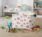 Rectangular Kids Basket Baby Girl Basket Fabric Storage Bin Organizer Box Room - Image 4