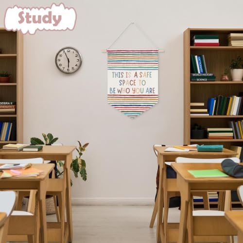 Ghueghe Boho Colorful Classroom Canvas Banner Wall Decor - Image 4
