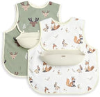 Baby Bib for Eating | Waterproof Baby Smock Bib Shirt | Baby Feeding & Baby by Unknown