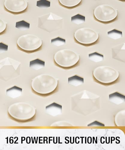 HITSLAM Shower Mat Anti Slip, Square Bath Mat - Image 3