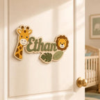 Custom Wooden Name Sign for Baby Nursery, Kids Room Door & Wall Decor by Unknown