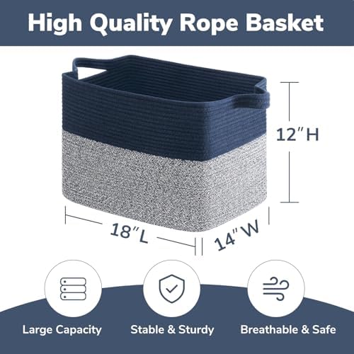 Goodpick 50L Large Woven Storage Basket - Image 3
