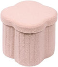 B FSOBEIIALEO Storage Ottoman Cube, Flowers Shaped Ottomans by BFSOBEIIALEO