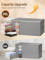 90L Rigid-Structured King Size Comforter Storage Bags - Image 4