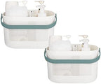 Plastic Portable Shower Caddy Basket, Storage Organizer, 2 Pack by UUJOLY