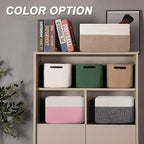 4 Pack Storage Baskets for Organizing, Woven Baskets for Shelves - Image 4