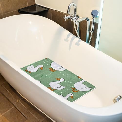 Non Slip Bathtub and Shower Mat 26.8x15.1 inch, Bath Mat - Image 5