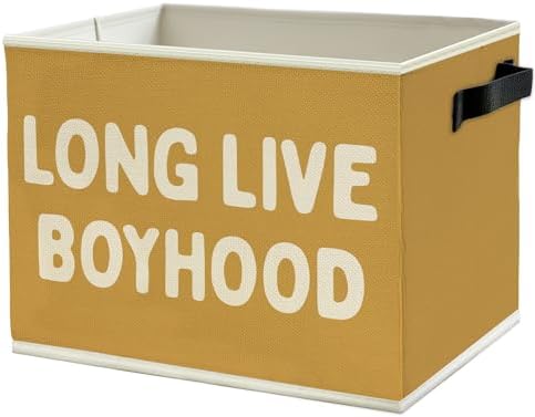 Long Live Boyhood Boys Storage Bins Box by Unknown