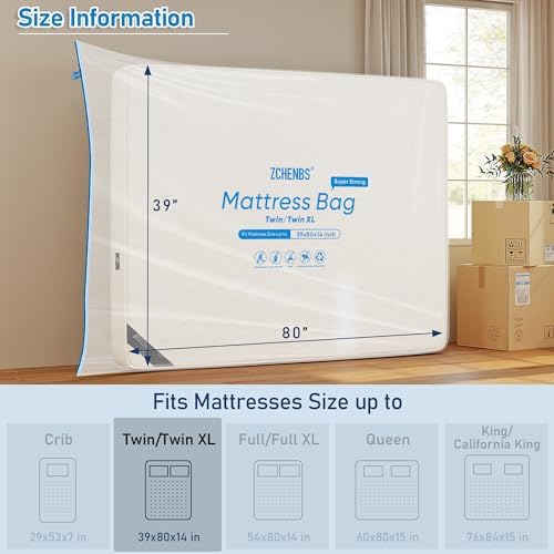 ZCHENBS® - 2 PK Twin/Twin XL Mattress Bags - Image 4
