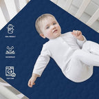Biloban Crib Mattress Protector Waterproof Sheets Fitted 52” x 28” - Image 3