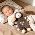 CREVENT Cozy Plush Baby Animal Head Security Blanket, Soft Monkey Lovey by CREVENT