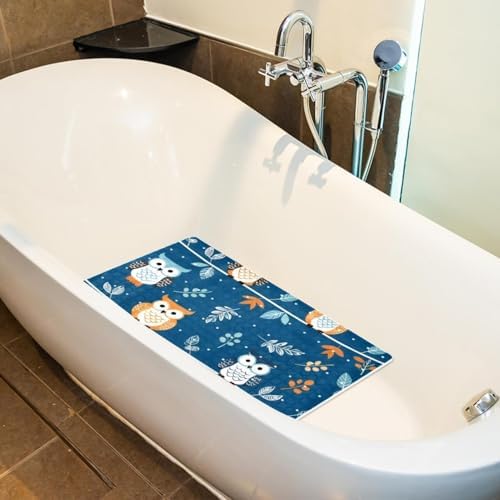 Bath Tub Shower Mat, Washable Bathtub Floor Mats, Suction Cups and Drain Holes - Image 5