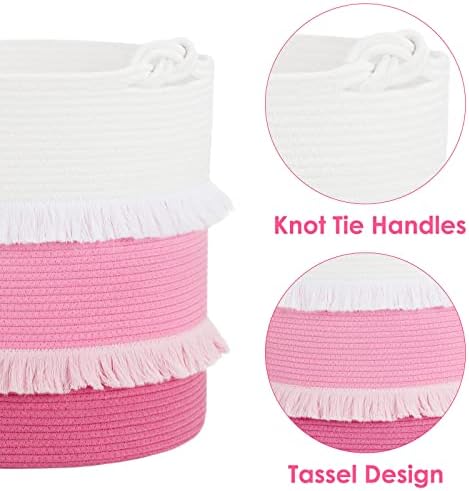 CherryNow 60L Woven Rope Baby Basket - Image 6