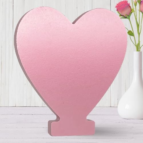 AOCEAN 6 Inch Pink Wood Letters Unfinished Wooden Letters by AOCEAN