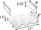 ClearSpace Water Bottle Organizer, Stackable Cabinet Storage, 8 Pack - Image 5