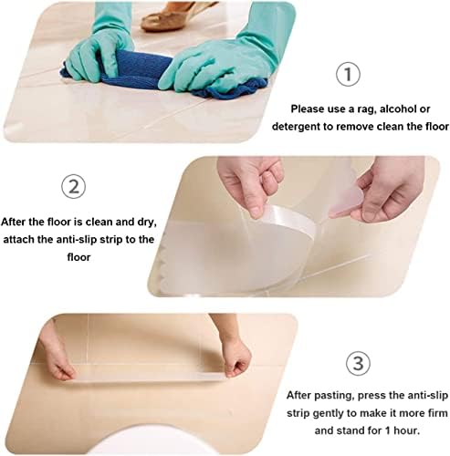 Kyerivs Anti-Slip Strips, Bathtub Non Slip Stickers, Anti Skid Tape - Image 5