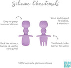 Bumkins Baby Utensils Set, Chewtensils Silicone Spoons - Image 5