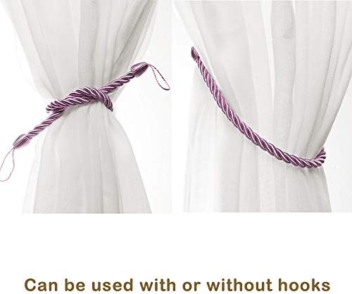 BEL AVENIR Curtain Tiebacks Ropes Tie-Backs, Handmade Holdbacks - Image 5