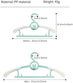 Baby Clothes Hangers 20 Pack, Plastic Kids Hangers Space Saving - Image 4