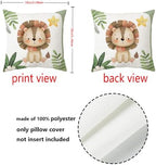 Cute Safari Animal Throw Pillow Cover, 18x18 Inch - Image 4