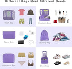 BAGAIL 8 Set Packing Cubes Luggage Packing Organizers - Image 5