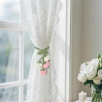 Flower Curtain Tiebacks, Cute Curtain Holdbacks - Image 3