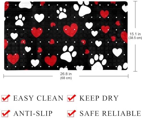 Shower Mat Non Slip, 26.8 x 15.1 Inch Bathtub Mat - Image 4