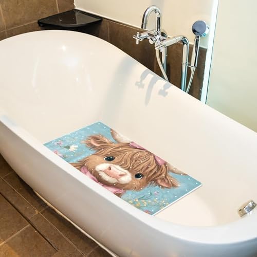 Non Slip Shower Mat Bathtub Mat 15.1x26.8 Inch, Quick Dry Bath Mat - Image 5