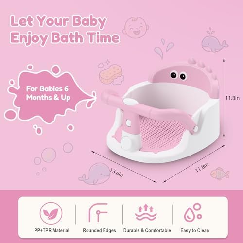Baby Bath Seat for Babies 6 Months & Up Sitting Up - Image 3