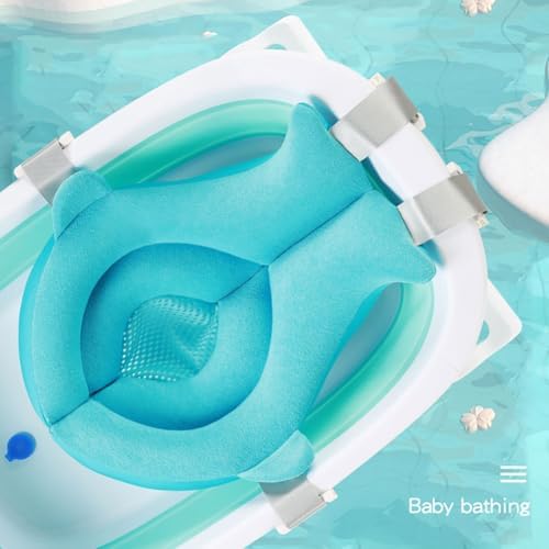 Baby Bath Seat Support Net Adjustable Infant Bathing Cushion Pad Mat - Image 4