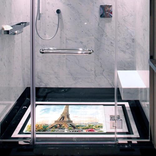 Non Slip Bathtub and Shower Mat 26.8x15.1 inch, Bath Mat - Image 5
