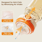 PPSU Baby Bottles with Attached Flip‑Top, Safe Feeding Essentials - Image 7