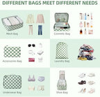 BAGAIL 8 Set Packing Cubes Luggage Packing Organizers - Image 3