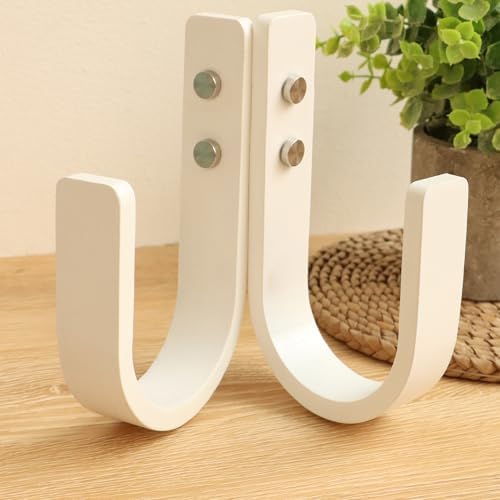2 Pack Curtain Tiebacks Natural Wood Curtain Holdbacks - Image 3