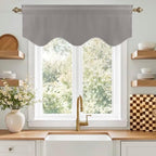 NICETOWN Silver Grey Blackout Window Valance - Image 5
