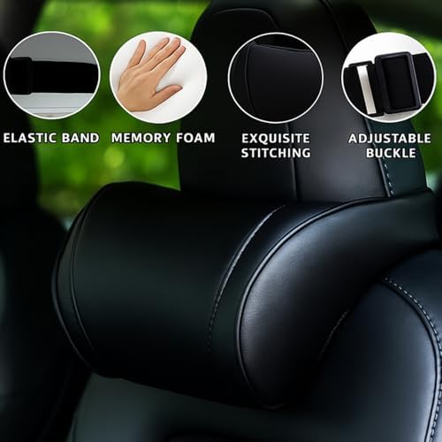 Car Headrest Neck Pillow Support Ergonomic, - Image 5