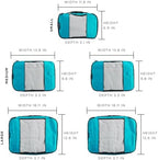 TravelWise Luggage Packing Organization Cubes 5 Pack, 2 Small, 2 Medium - Image 2