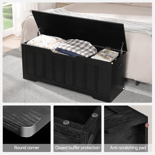 VANKILEY 47.2" Storage Chest Extra Large, Storage Bench - Image 6
