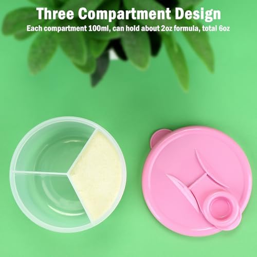 Accmor Baby Formula Dispenser On The Go, Rotating Formula Container to Go - Image 4