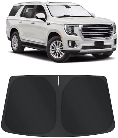TINGLU Sun Shade for GMC Yukon XL/Chevrolet Suburban 2021-2024 2025 Accessories by TINGLU