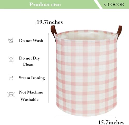 CLOCOR Laundry Basket, Waterproof Fabric Storage Container, Room Decor - Image 6