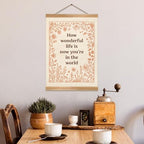 ZTGDA How Wonderful Life is Now Wall Art Decor, Boho Floral Wall Art Poster - Image 6