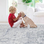 Washable Rugs 6x9 Area Rugs for Living Room, Dining Room - Image 5